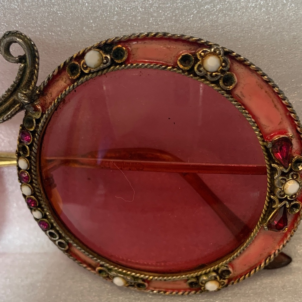 Christian Dior “Gypsy Rose” sunglasses with enameled & jeweled frames, 1960s - Picture 3 of 6